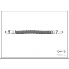 19018785 CORTECO Тормозной шланг