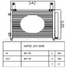 PXNCC-022 Parts mall Конденсатор, кондиционер