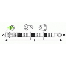 38-0355 KAGER Тормозной шланг