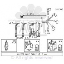 4.8604 FACET Ккомплект проводов зажигания