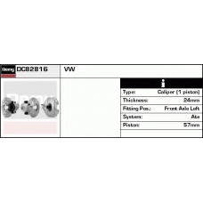 DC82816 DELCO REMY Тормозной суппорт