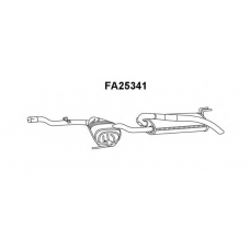 FA25341 VENEPORTE Глушитель выхлопных газов конечный