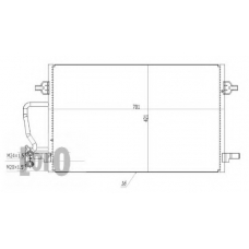 003-016-0018 LORO Конденсатор, кондиционер