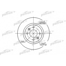 PBD1017 PATRON Тормозной диск