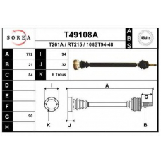 T49108A EAI Приводной вал