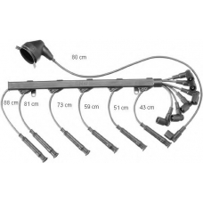 0300890117 BERU Комплект проводов зажигания