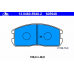 13.0460-5948.2 ATE Комплект тормозных колодок, дисковый тормоз