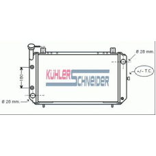 1618401 KUHLER SCHNEIDER Радиатор, охлаждение двигател