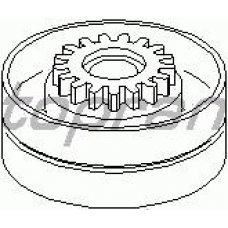 700 163 TOPRAN Натяжной ролик, поликлиновой  ремень