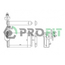 PR 9523N1 PROFIT Теплообменник, отопление салона