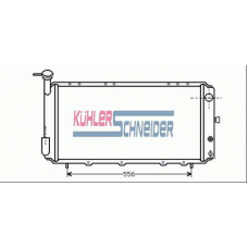 2501001 KUHLER SCHNEIDER Радиатор, охлаждение двигател