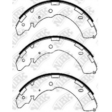 FN6741 NiBK Комплект тормозных колодок