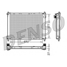 DRM46022 DENSO Радиатор, охлаждение двигателя