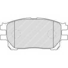 FSL1868 FERODO Комплект тормозных колодок, дисковый тормоз