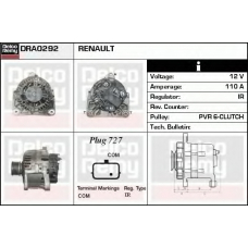 DRA0292 DELCO REMY Генератор