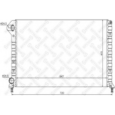 10-25713-SX STELLOX Радиатор, охлаждение двигателя