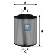 25.050.00 UFI Масляный фильтр