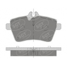 SP 409 PR SCT Комплект тормозных колодок, дисковый тормоз