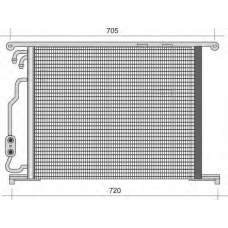 350203487000 MAGNETI MARELLI Конденсатор, кондиционер