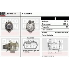 DRA0117 DELCO REMY Генератор