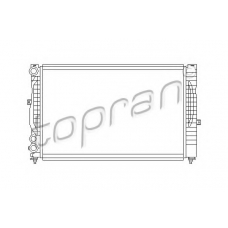 112 331 TOPRAN Радиатор, охлаждение двигателя
