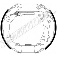 6276 TRUSTING Комплект тормозных колодок