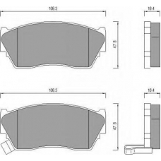 AC484081D AC Delco Комплект тормозных колодок, дисковый тормоз