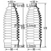 FSG3378 FIRST LINE Пыльник, рулевое управление