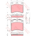 GDB791 TRW Комплект тормозных колодок, дисковый тормоз