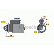 0 986 022 240 BOSCH Стартер