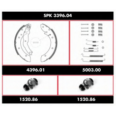 SPK 3396.04 REMSA Комплект тормозов, барабанный тормозной механизм