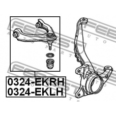 0324-EKRH FEBEST Рычаг независимой подвески колеса, подвеска колеса