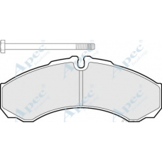 PAD984 APEC Комплект тормозных колодок, дисковый тормоз