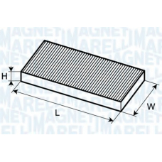 350203064100 MAGNETI MARELLI Фильтр, воздух во внутренном пространстве