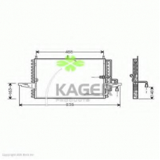 94-6275 KAGER Конденсатор, кондиционер