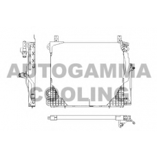 101698 AUTOGAMMA Конденсатор, кондиционер