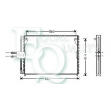 CO0182 EQUAL QUALITY Конденсатор, кондиционер