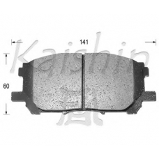 FK2249 KAISHIN Комплект тормозных колодок, дисковый тормоз