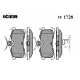 181728 ICER Комплект тормозных колодок, дисковый тормоз