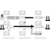 XC543 QUINTON HAZELL Комплект проводов зажигания