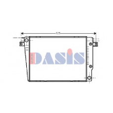 050880N AKS DASIS Радиатор, охлаждение двигателя
