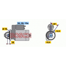 0 986 010 120 BOSCH Стартер