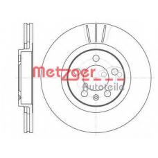 24691 V METZGER Тормозной диск