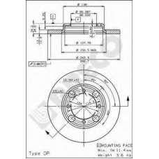 BS 7348 BRECO Тормозной диск