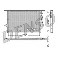 DCN10014 DENSO Конденсатор, кондиционер