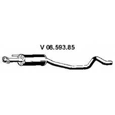08.593.85 EBERSPACHER Предглушитель выхлопных газов