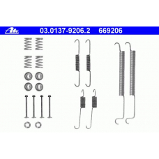 03.0137-9206.2 ATE Комплектующие, тормозная колодка