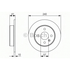 0 986 479 918 BOSCH Тормозной диск