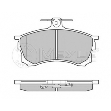 025 230 8015 MEYLE Комплект тормозных колодок, дисковый тормоз