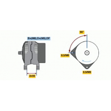 0 123 515 009 BOSCH Генератор